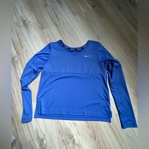 Nike blue athletic long sleeve